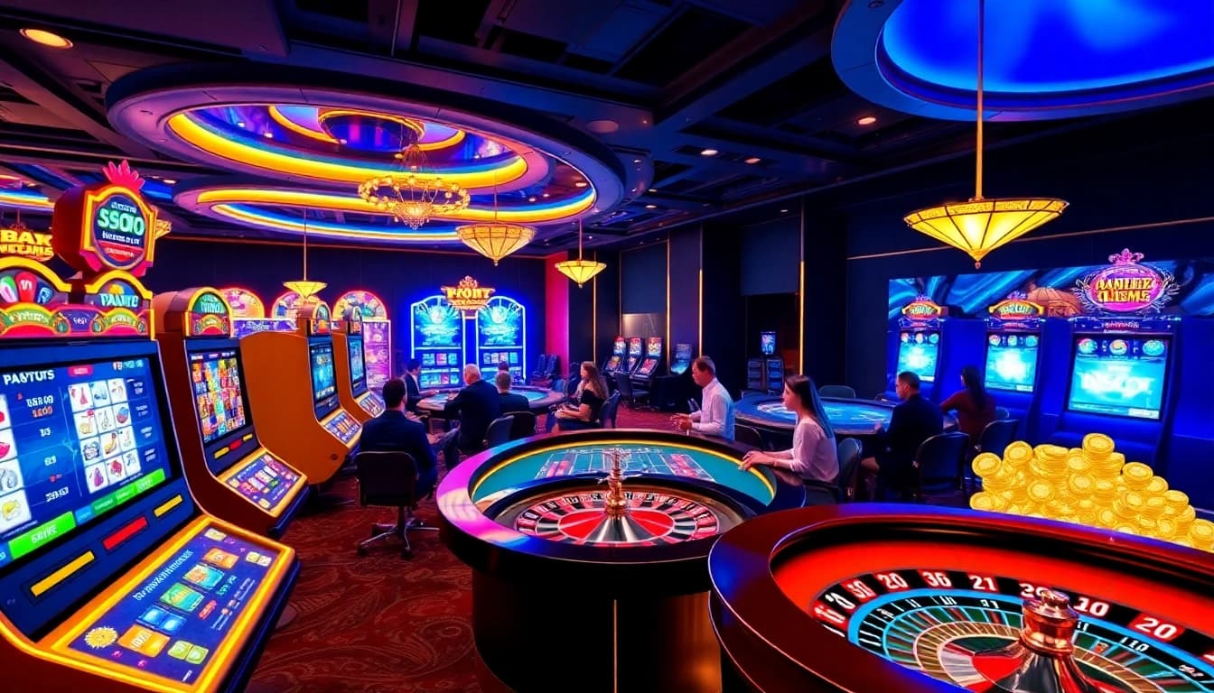 Experience the thrill of IDNSLOT with colorful slot machines and exciting gameplay.