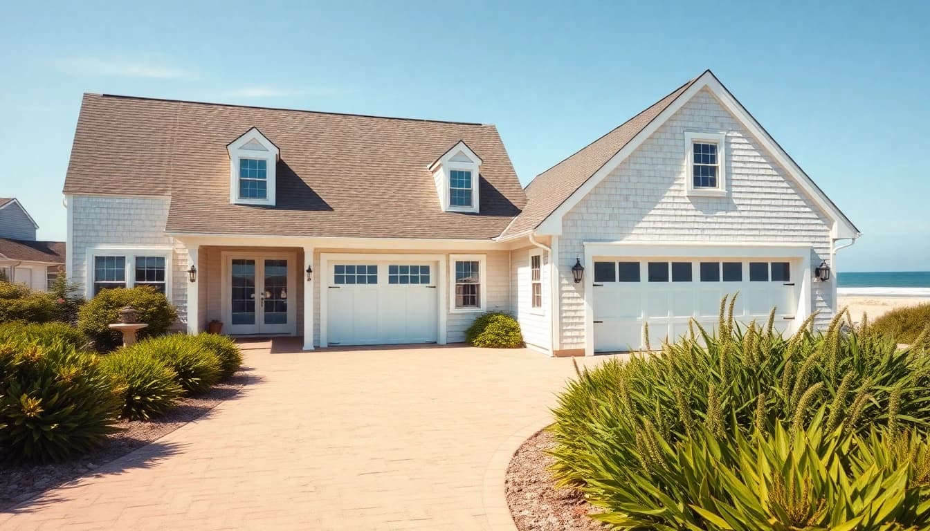 Transform your cape cod home addition with a stylish attached garage, enhancing coastal living.