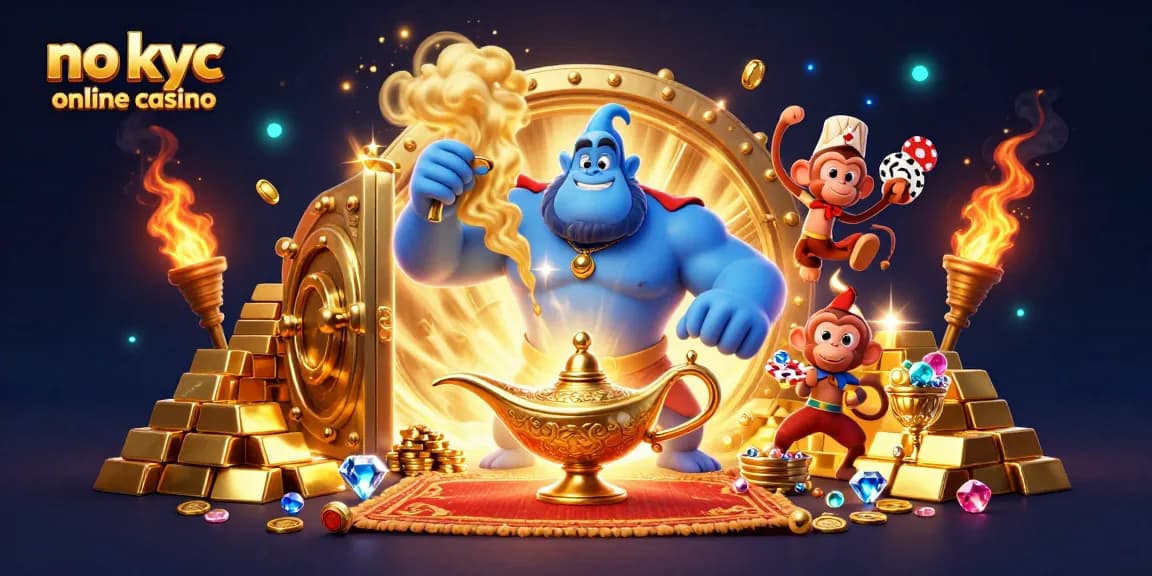Vivi vittorie emozionanti nei casino online senza KYC con tesori vibranti, magia ed eccitazione!