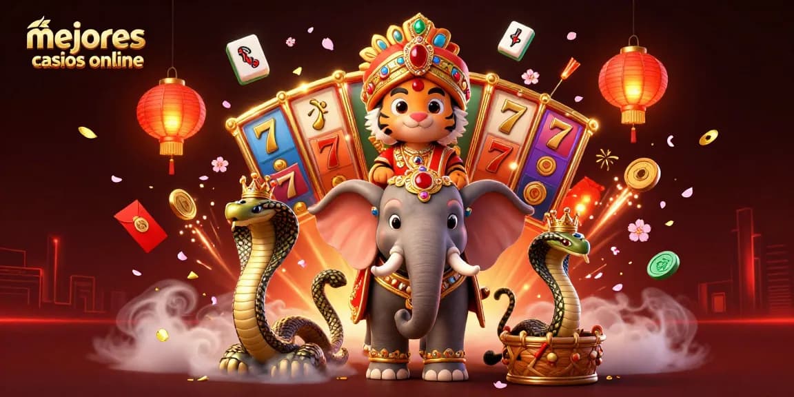 Explora los mejores casinos online con el tigre maharaja y elementos de slots dinámicos.