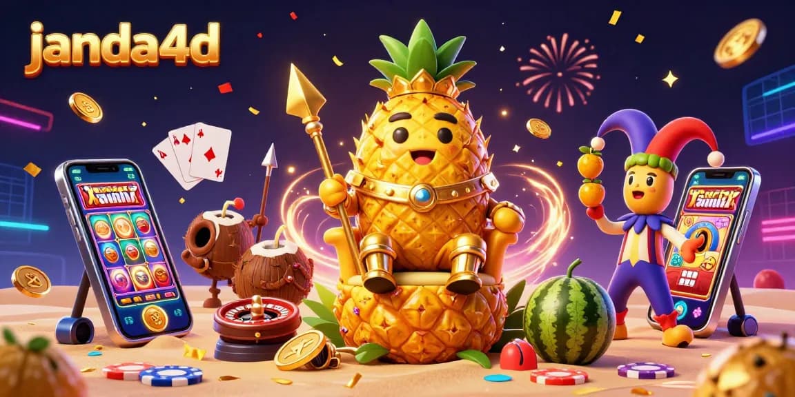 Slot mencengangkan di janda4d dengan raja nanas emas dan pencar buah kaya warna.