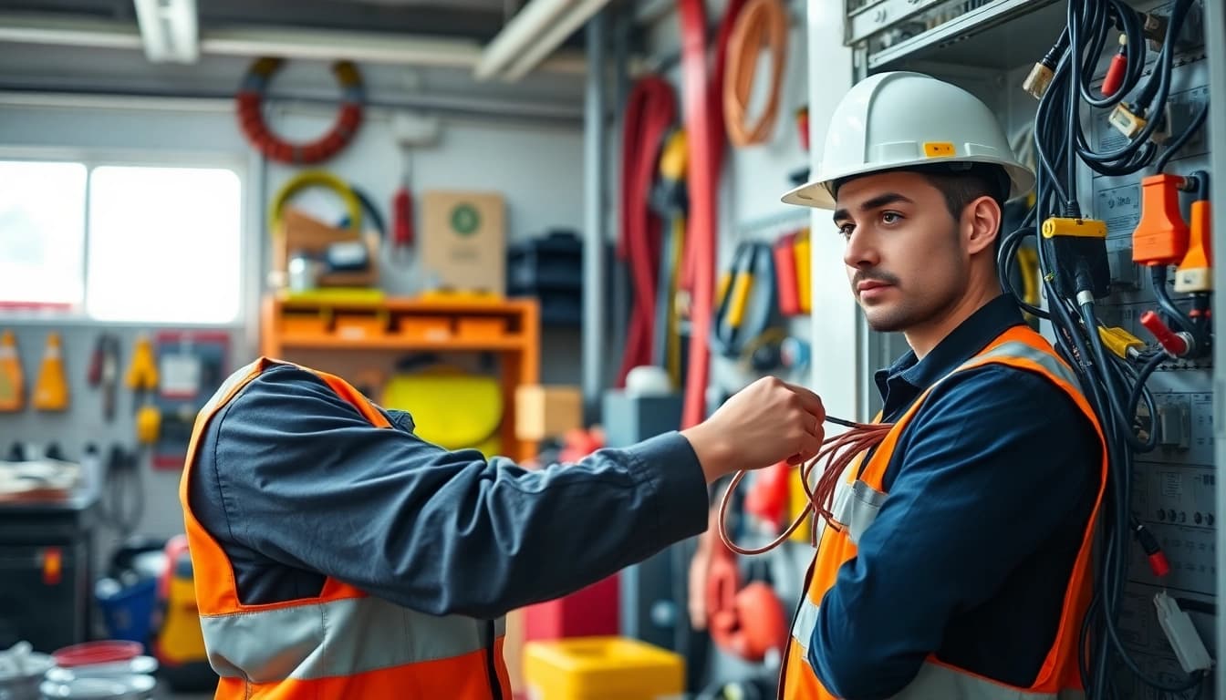 Wyoming Electrical Apprenticeship: Professional apprentice skills training on electrical wiring.