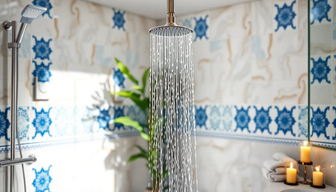 Transform your experience with elegant showers Australia in a luxurious bathroom setting.