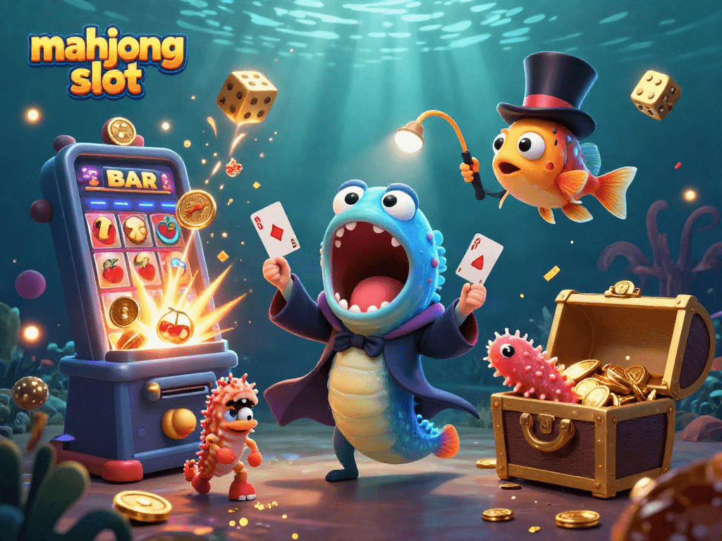 Experience the thrill of mahjong slot games with vibrant characters and dazzling casino elements.