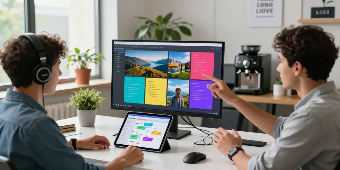 Transform an image to prompt with accurate AI analysis in a dynamic workspace full of creativity.