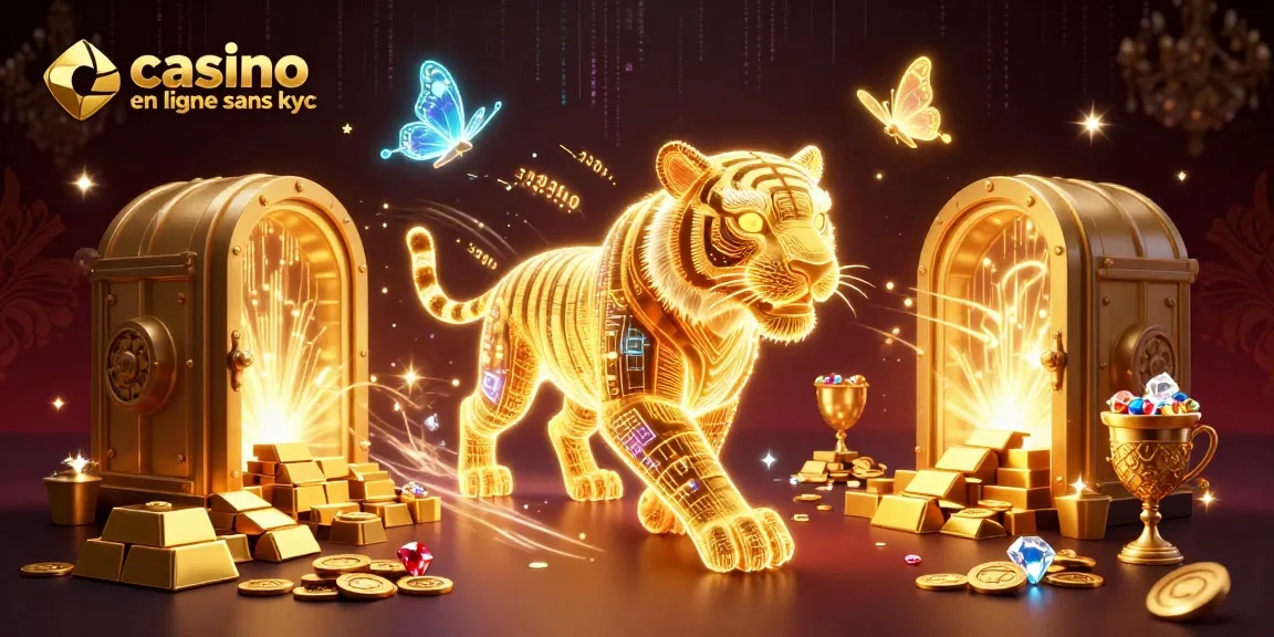 Profitez de l'expérience du casino en ligne sans KYC avec une ambiance lumineuse et immersive.