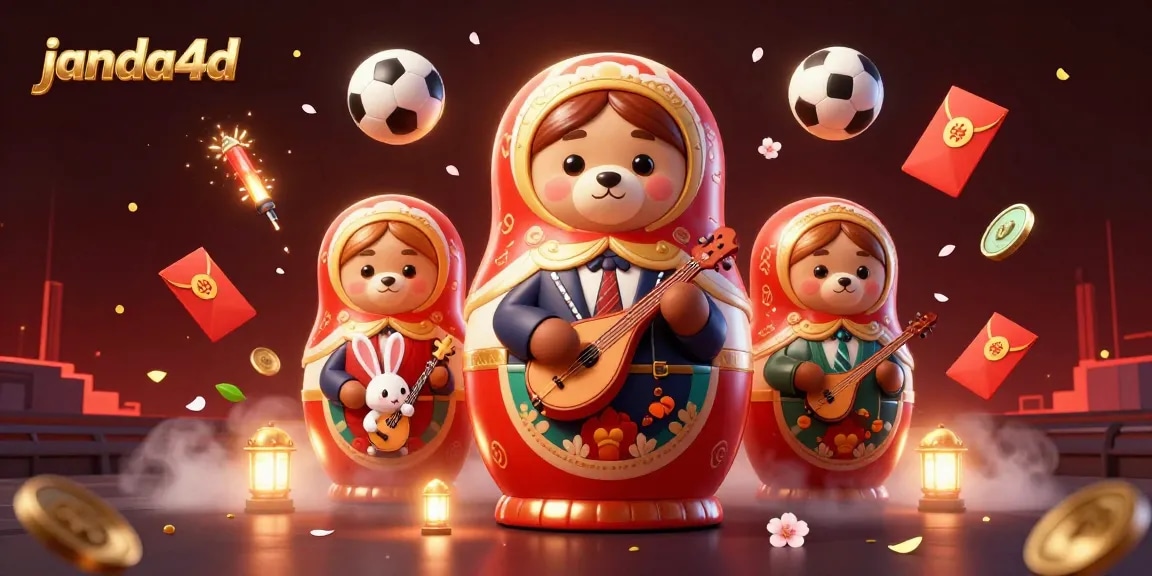 janda4d memberi pengalaman bertaruh yang unik dengan karakter beruang Matryoshka dan elemen taruhan olahraga menarik.