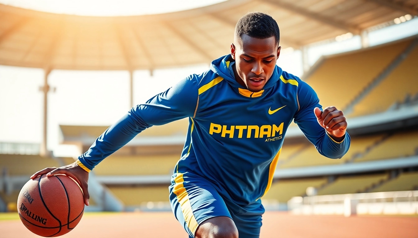 Leistungsstarker Athlet in Phantom Athletics Ausrüstung zeigt beeindruckende sportliche Fähigkeiten.