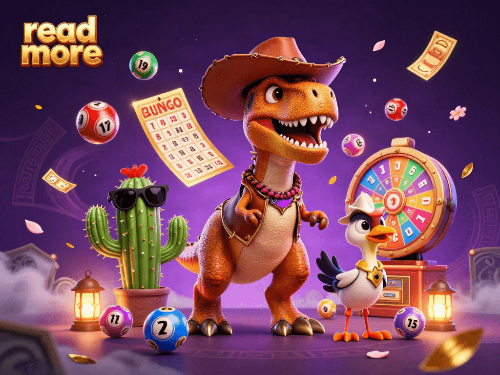 Read more about the thrilling fun at the casino with our vibrant lottery-themed illustration!