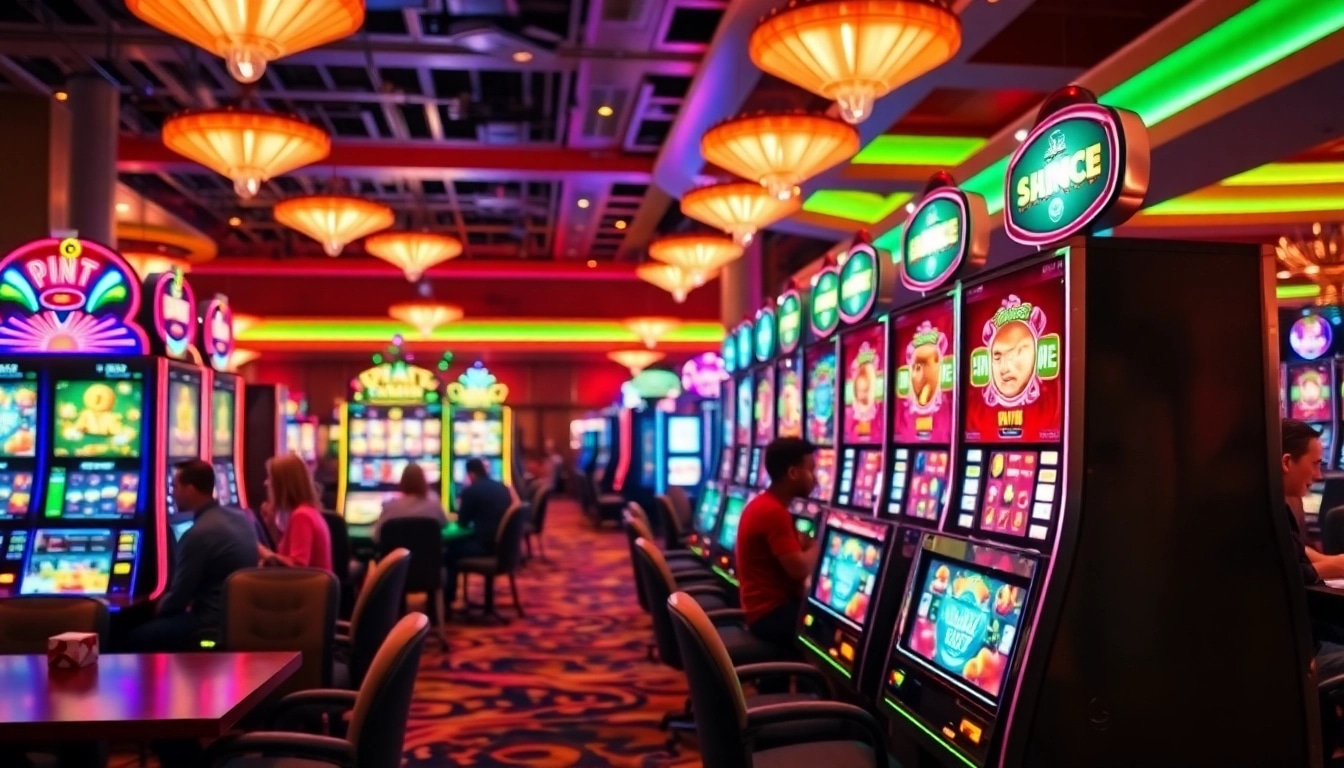 Mengoptimalkan pengalaman slot demo dengan mesin slot yang berwarna-warni di kasino.