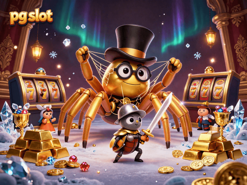 Spin the pg slot reels in a vibrant 3D casino adventure with golden treasures and mythical characters.