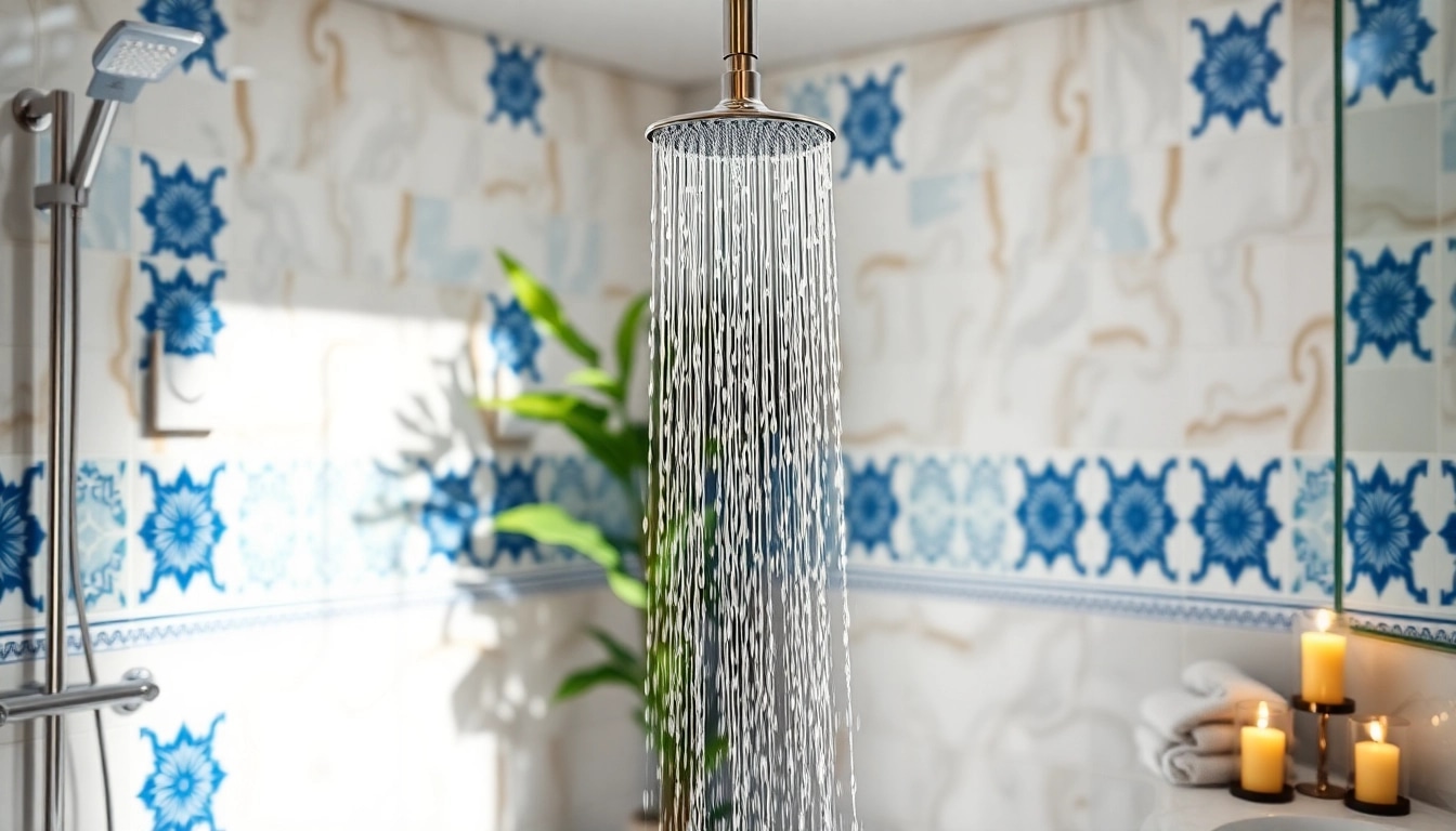 Transform your experience with elegant showers Australia in a luxurious bathroom setting.