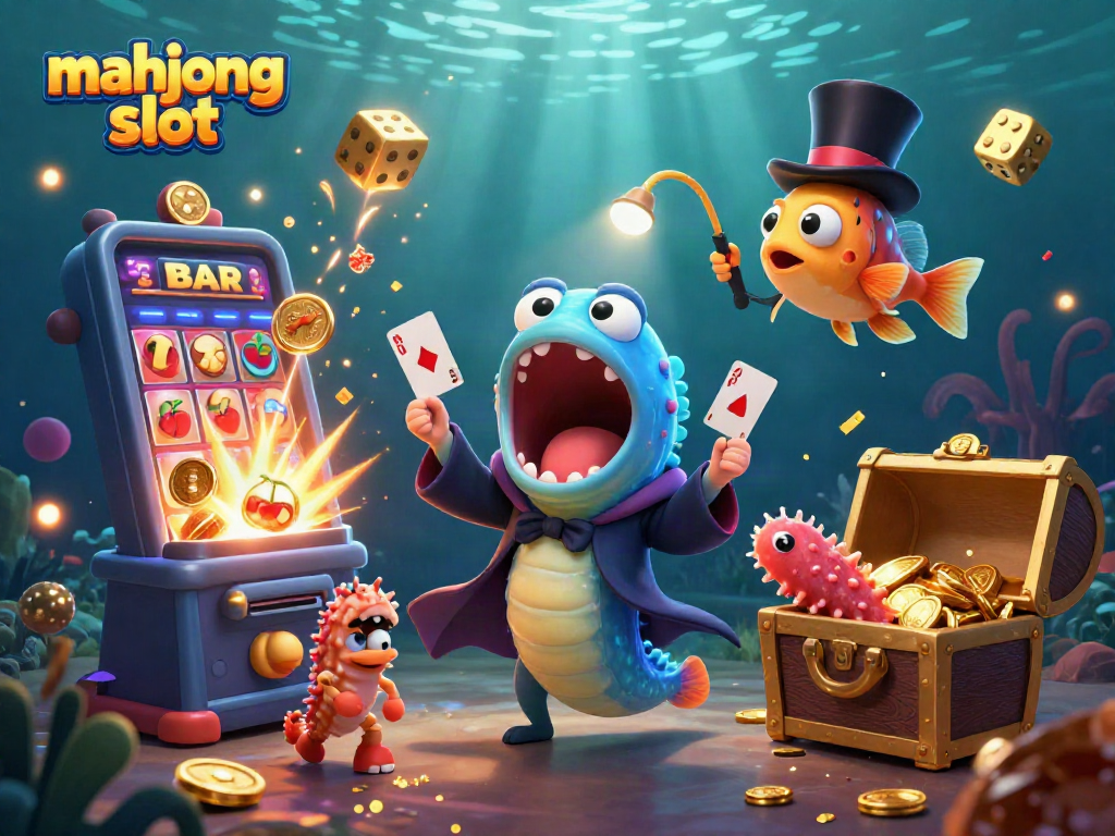 Experience the thrill of mahjong slot games with vibrant characters and dazzling casino elements.