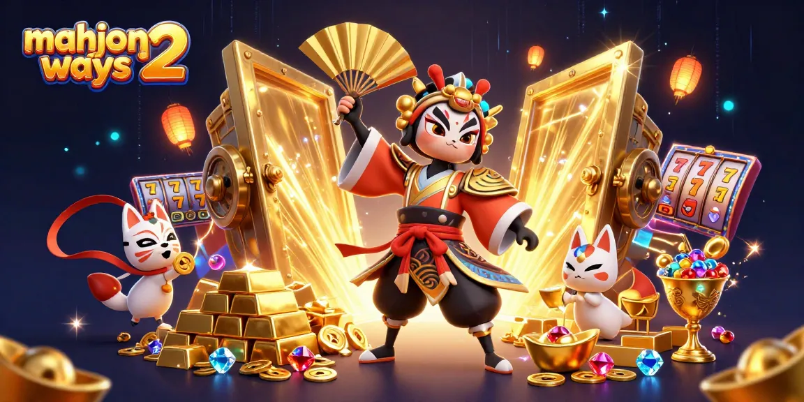 Engage with mahjong ways 2, a vibrant and dynamic digital casino scene showcasing opulent treasures and intricate characters.