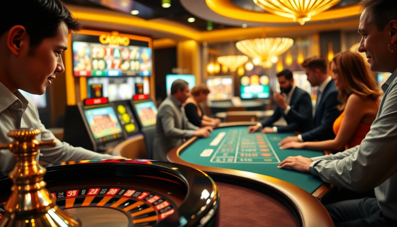 Spiele bei casino online spiele mit lebhaften Spielern und aufregender Atmosphäre.