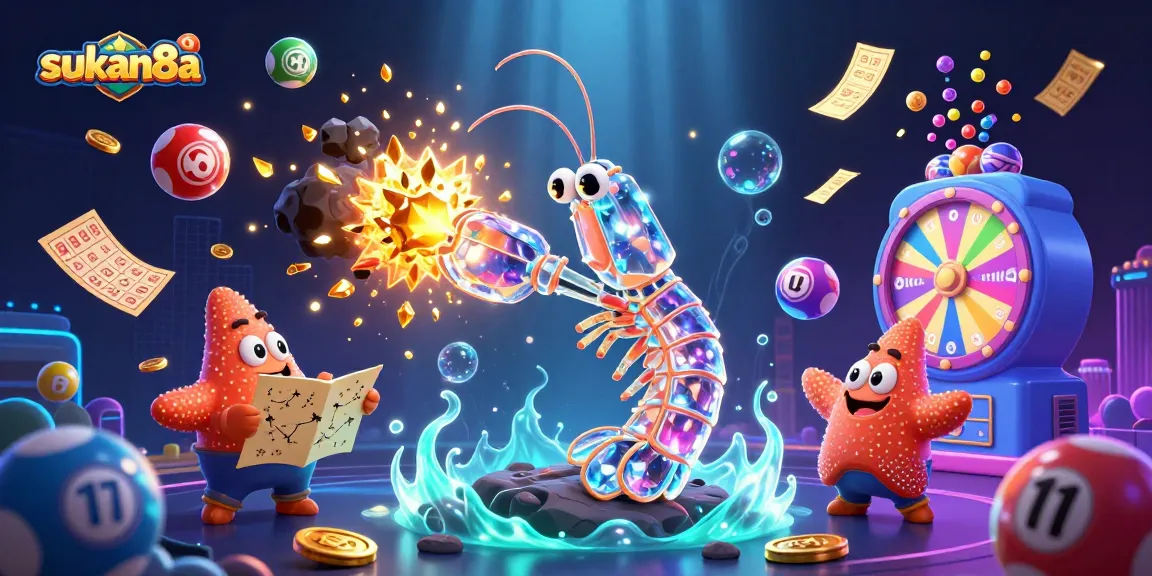 Sukan8a captivates as a galactic samurai mantis shrimp unleashes golden gems in a vibrant casino adventure