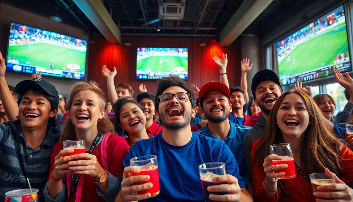 Dynamic sports fans enjoying high-quality streaming on 토토스토리