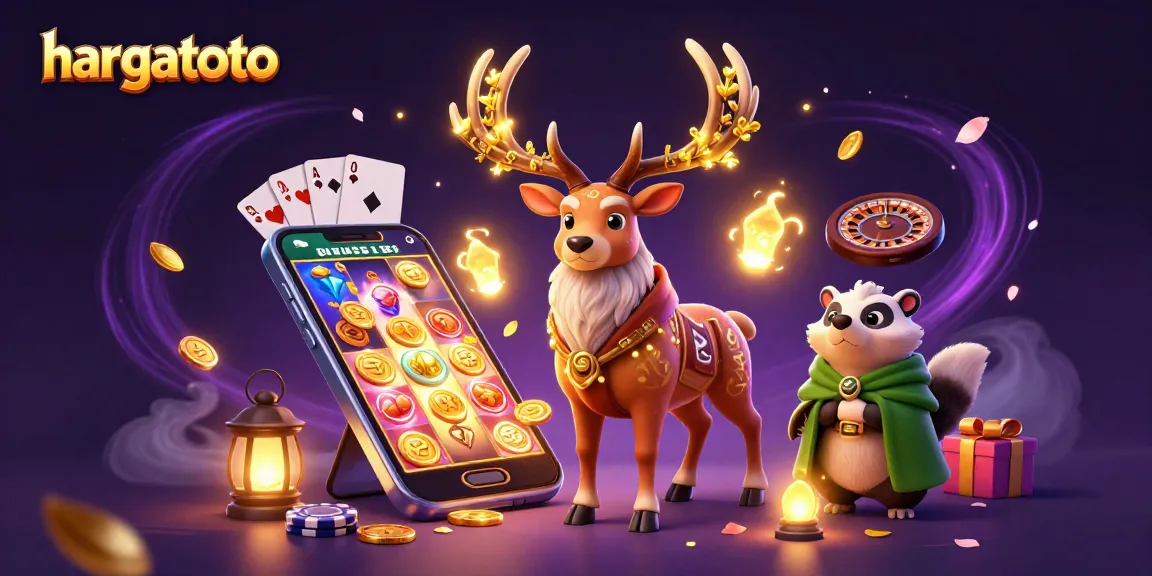Experience hargatoto with an immersive scene featuring magical characters and vibrant casino elements.