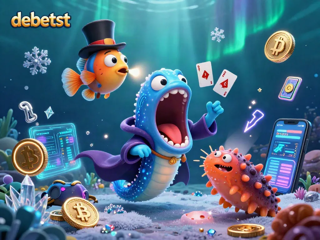 Engage with debetst's vibrant underwater casino world featuring magical sea creatures.