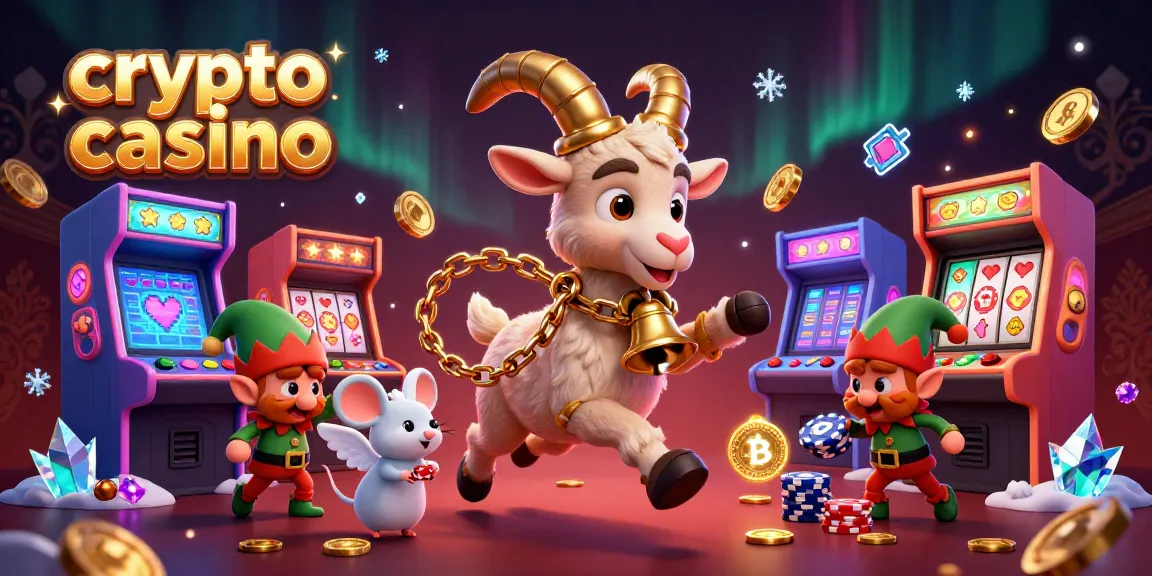 Gioca nel crypto casino con divertenti personaggi cartoon in un'atmosfera festosa.