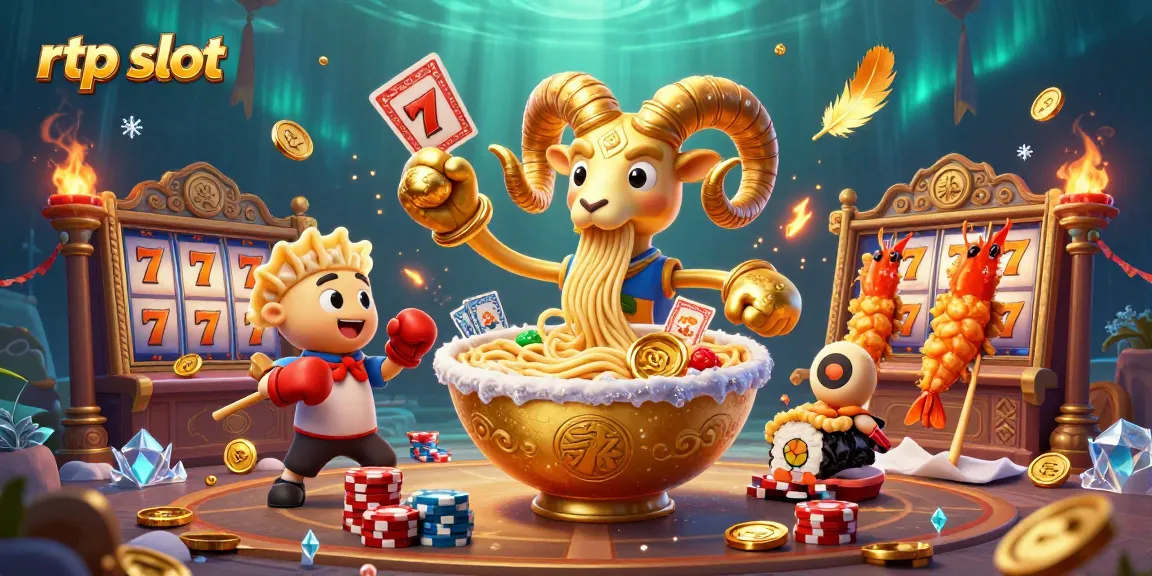 Mengungkap cara kerja RTP slot melalui ilustrasi 3D yang dinamis dan penuh warna di arena perjudian.