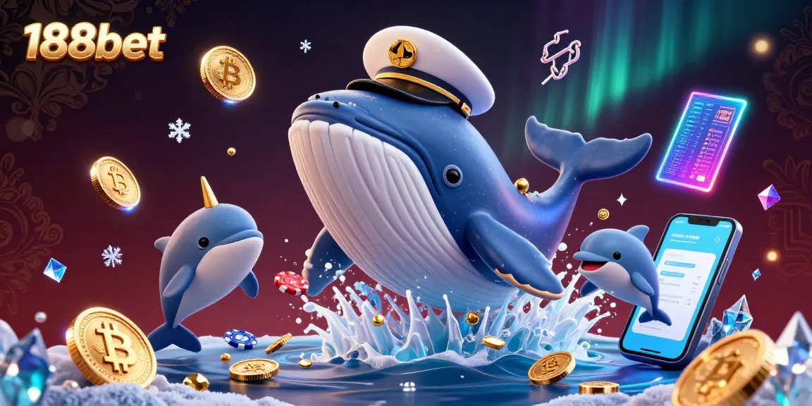 Play poker with 188bet amidst a colorful 3D ocean scene filled with vibrant symbols and characters.