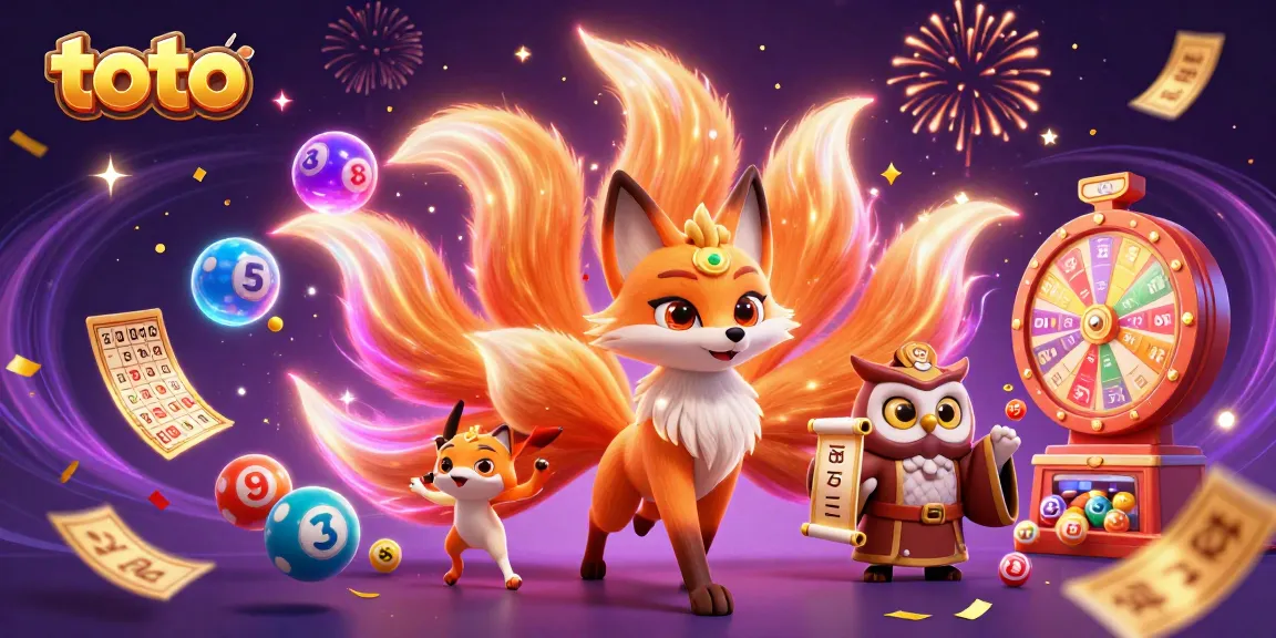 Experience the thrill of toto with vibrant lottery balls and engaging game elements in this dynamic illustration.