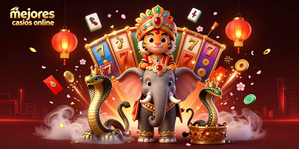 Explora los mejores casinos online con el tigre maharaja y elementos de slots dinámicos.