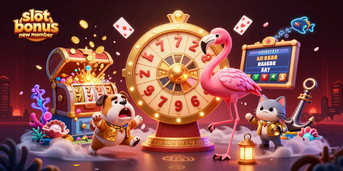 Experience thrilling gameplay with exclusive slot bonus new member offers in this vibrant casino scene.