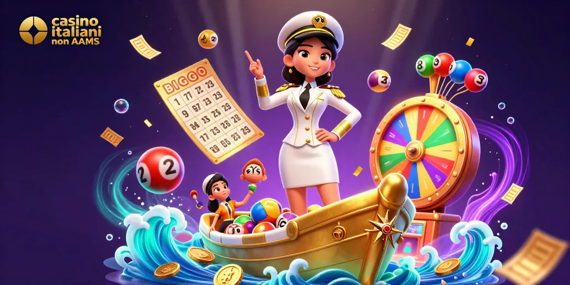 Esplora l'azione di gioco vibrante nei casino italiani non AAMS con elementi di lotteria dinamici e un'atmosfera coinvolgente.
