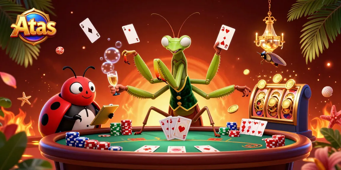 Engage with Atas casino adventures and enjoy exciting slot reels, roulette, and dynamic gaming elements.