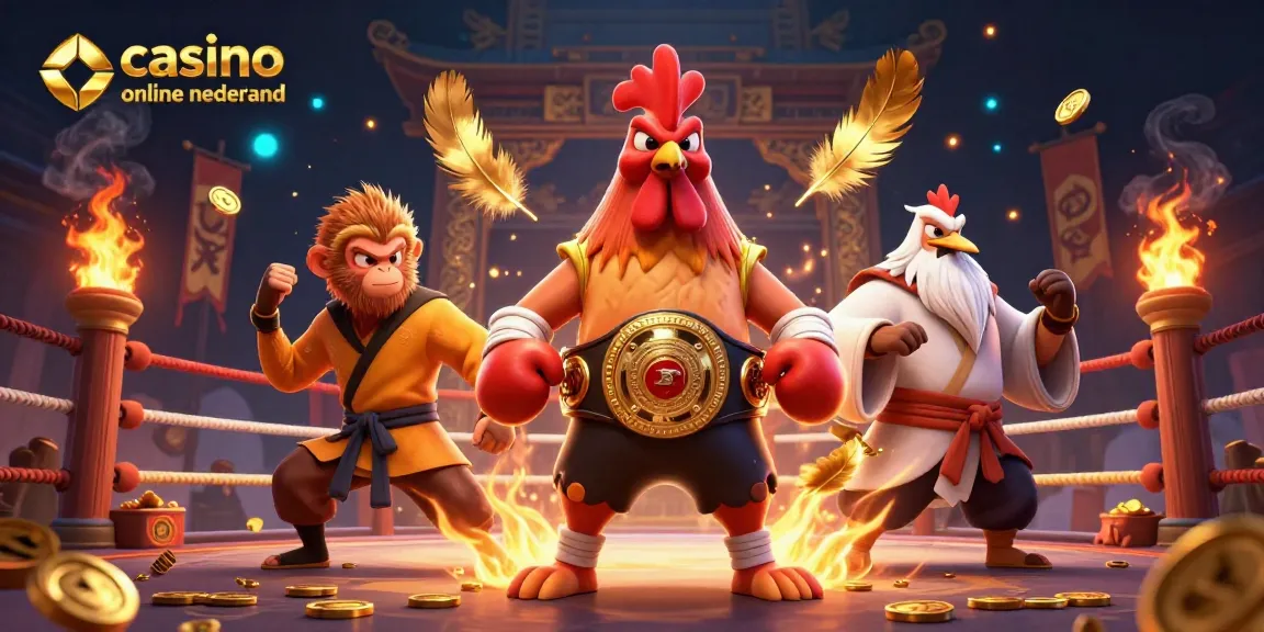 Experience the thrill of casino online nederland with engaging characters and vibrant 3D illustration.