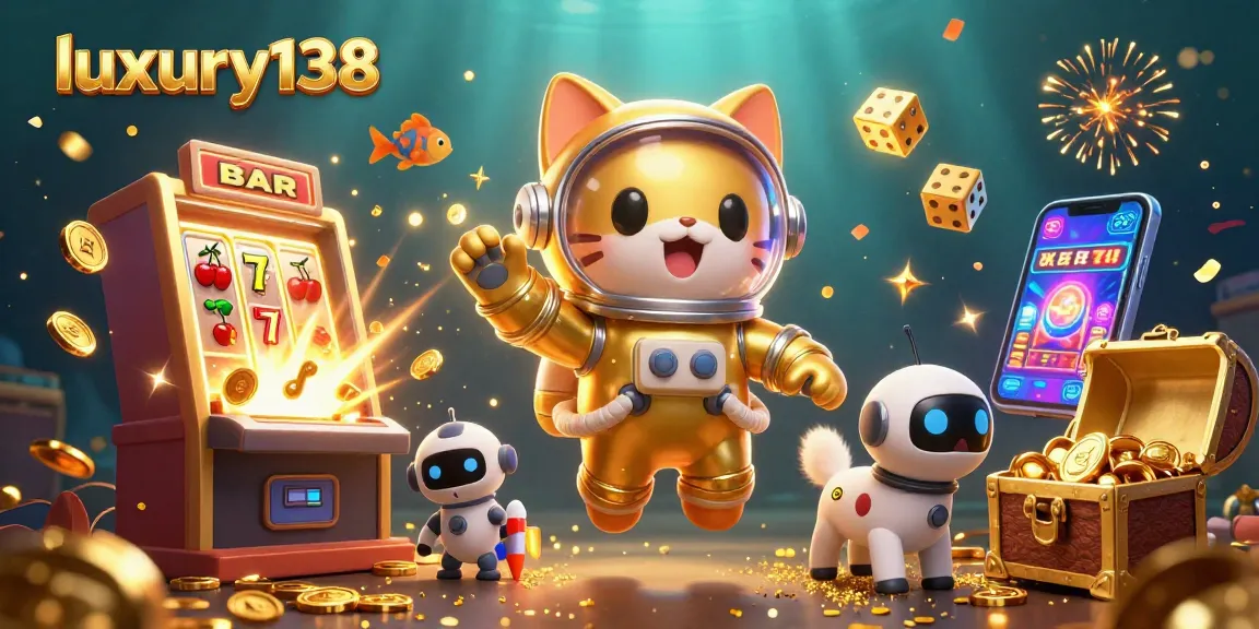 Luxury138 menawarkan pengalaman permainan futuristik dengan kucing astronaut dan slot jackpot yang gemerlap.