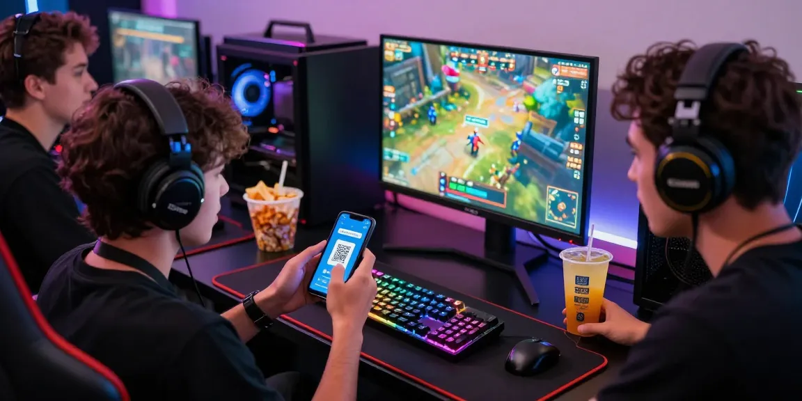 Pengguna mengakses https://www.soilwindowtreatments.com/accessibility untuk topup akun game tanpa biaya admin, dalam suasana gaming modern.