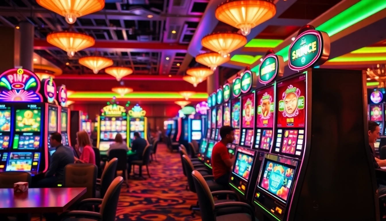 Mengoptimalkan pengalaman slot demo dengan mesin slot yang berwarna-warni di kasino.