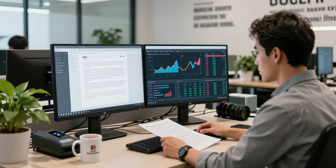 Detect PDF fraud through advanced analysis tools in a modern workspace.