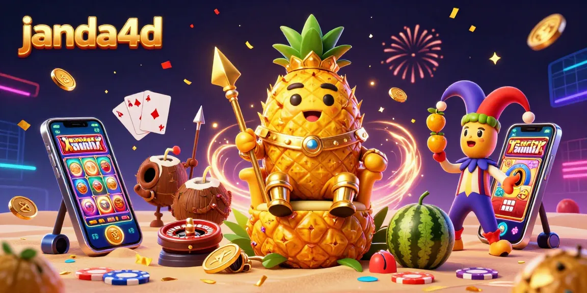 Slot mencengangkan di janda4d dengan raja nanas emas dan pencar buah kaya warna.