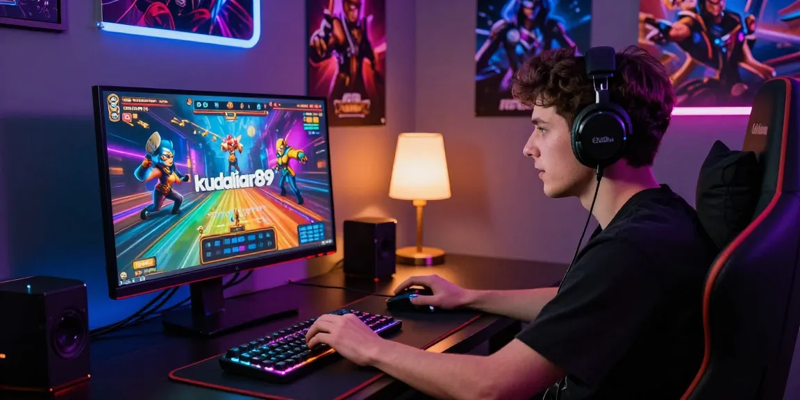 Bermain di kudaliar89 dengan antusias, pengguna menikmati slot game di ruang gaming modern.