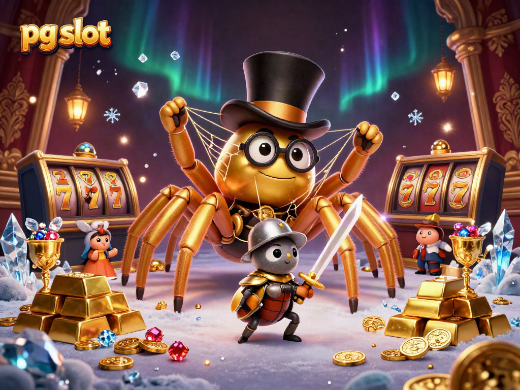 Spin the pg slot reels in a vibrant 3D casino adventure with golden treasures and mythical characters.