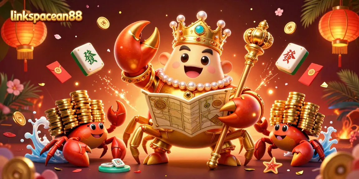 Experience top-tier gaming excitement with link spaceman88 as a golden crab emperor leads the treasures!