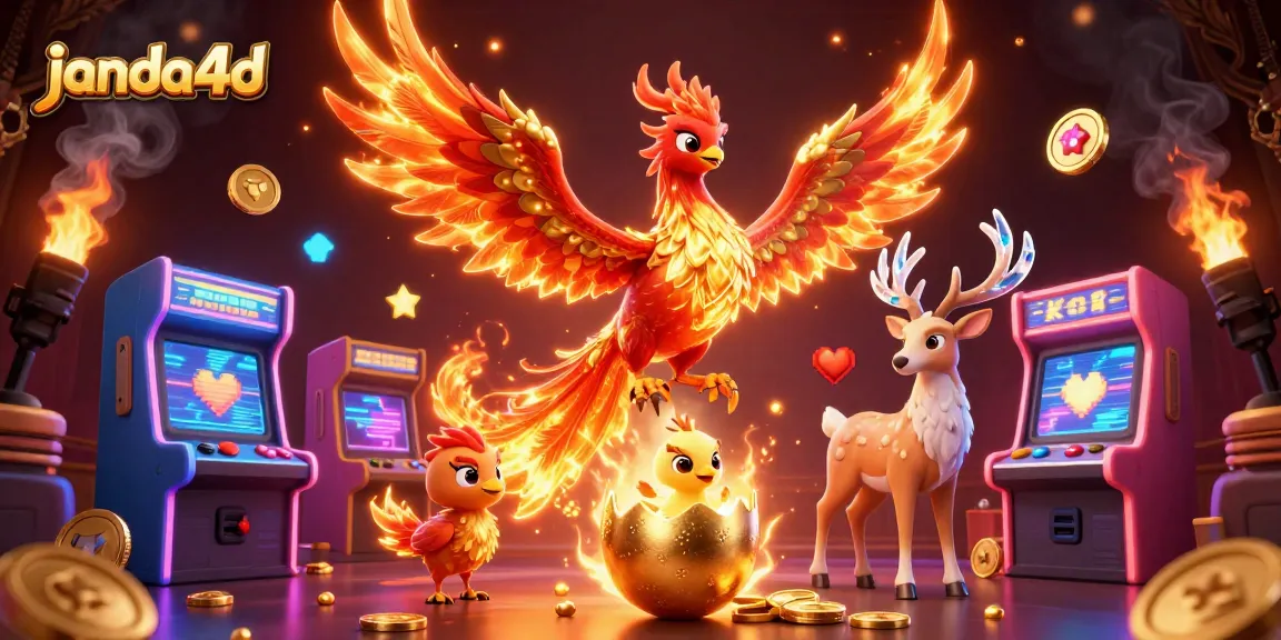 Para pemain bisa merasakan pengalaman jackpot dengan janda4d saat melihat simbol slot berkilauan dalam ilustrasi.