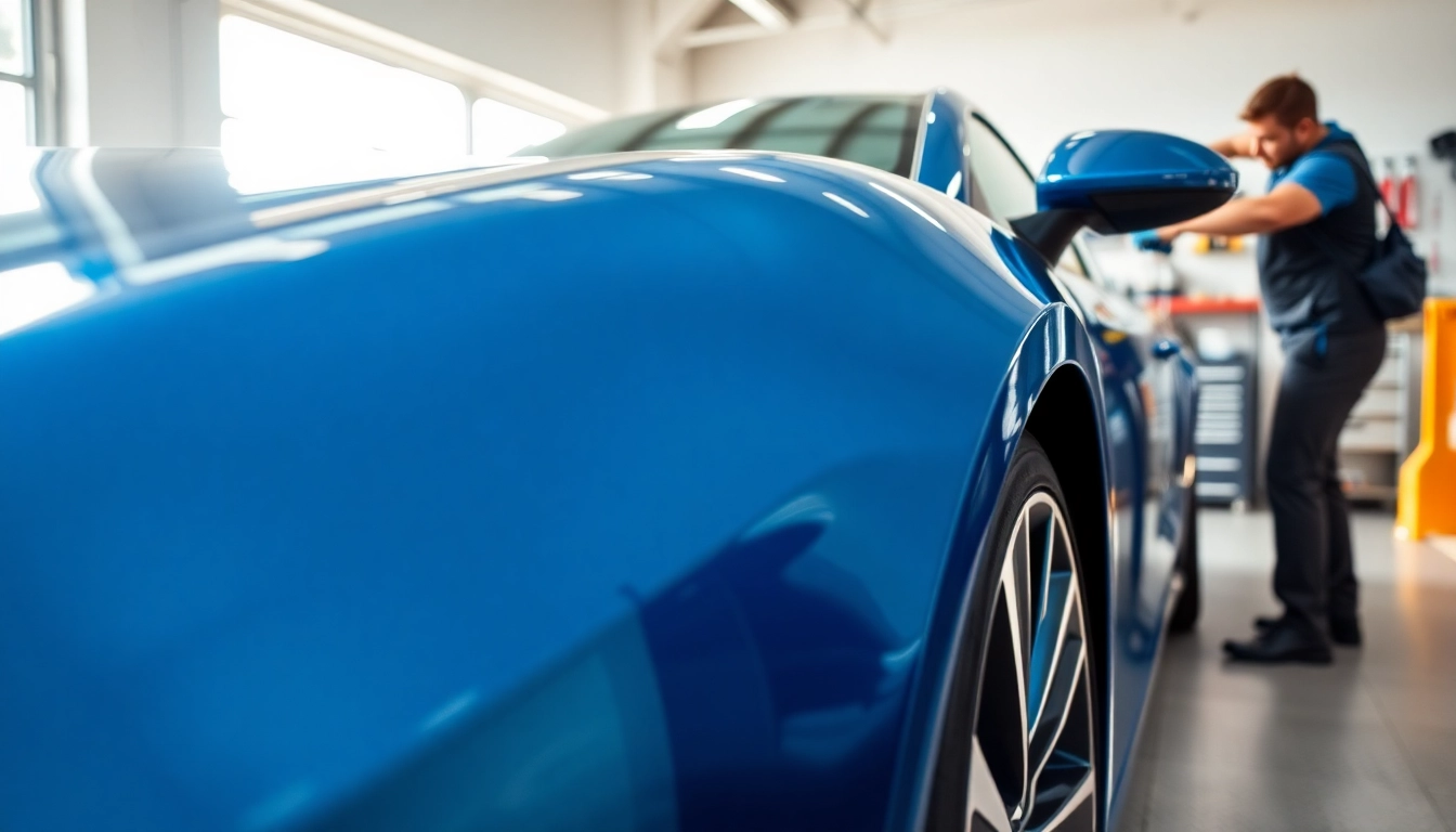 Apply ceramic coating near me for a shiny and protected vehicle finish.