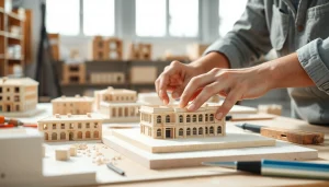 Architekturmodellbau Münster: Handwerkliche Präzision bei der Erstellung von Architekturmodellen.