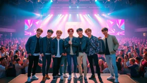 BTS members united on stage, showcasing their personalities and vibrant energy