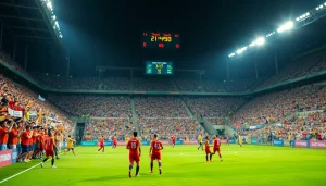 ดูผลบอลไทยสดจากสนามฟุตบอลที่เต็มไปด้วยแฟนบอลตื่นเต้น