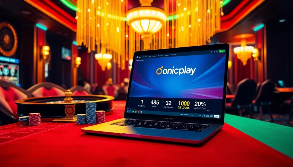 Experience the excitement of onicplay with vibrant casino games and online betting excitement.