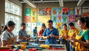 Students actively participating in learning sessions at hawaii trade schools, showcasing hands-on projects.
