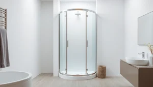 Die duschkabine 100x100 bietet elegantes Design und modernen Komfort im Bad.