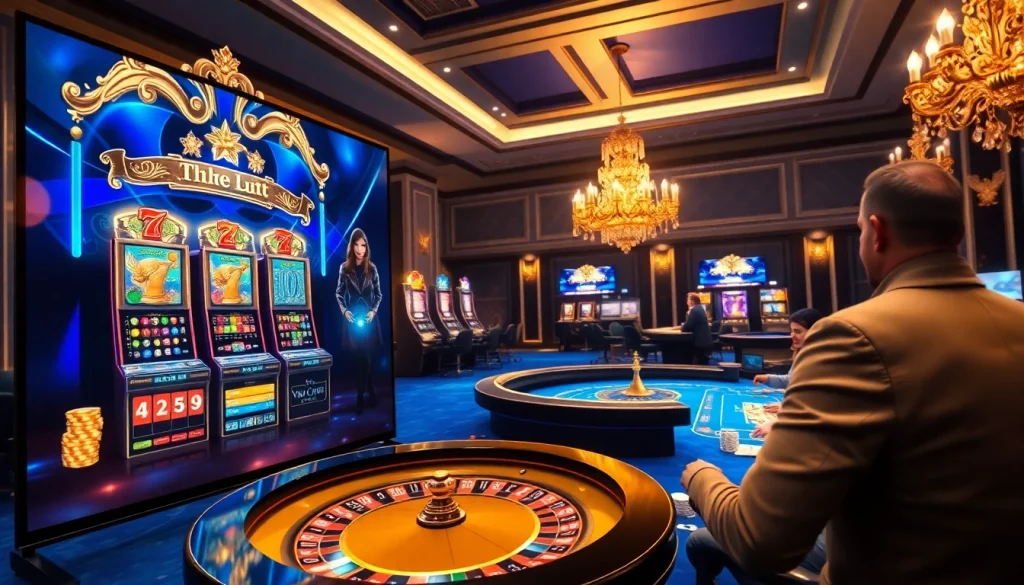 Vivez l'excitation du casino en ligne France avec des visuels de jeu vibrants et un design luxueux.