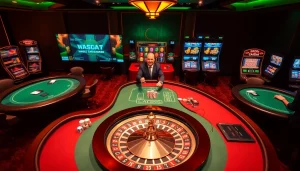 Vivez l'excitation du casino en ligne France avec des tables élégantes et une action de jeu dynamique.